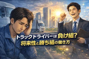 トラックドライバーは負け組？将来性と勝ち組の働き方