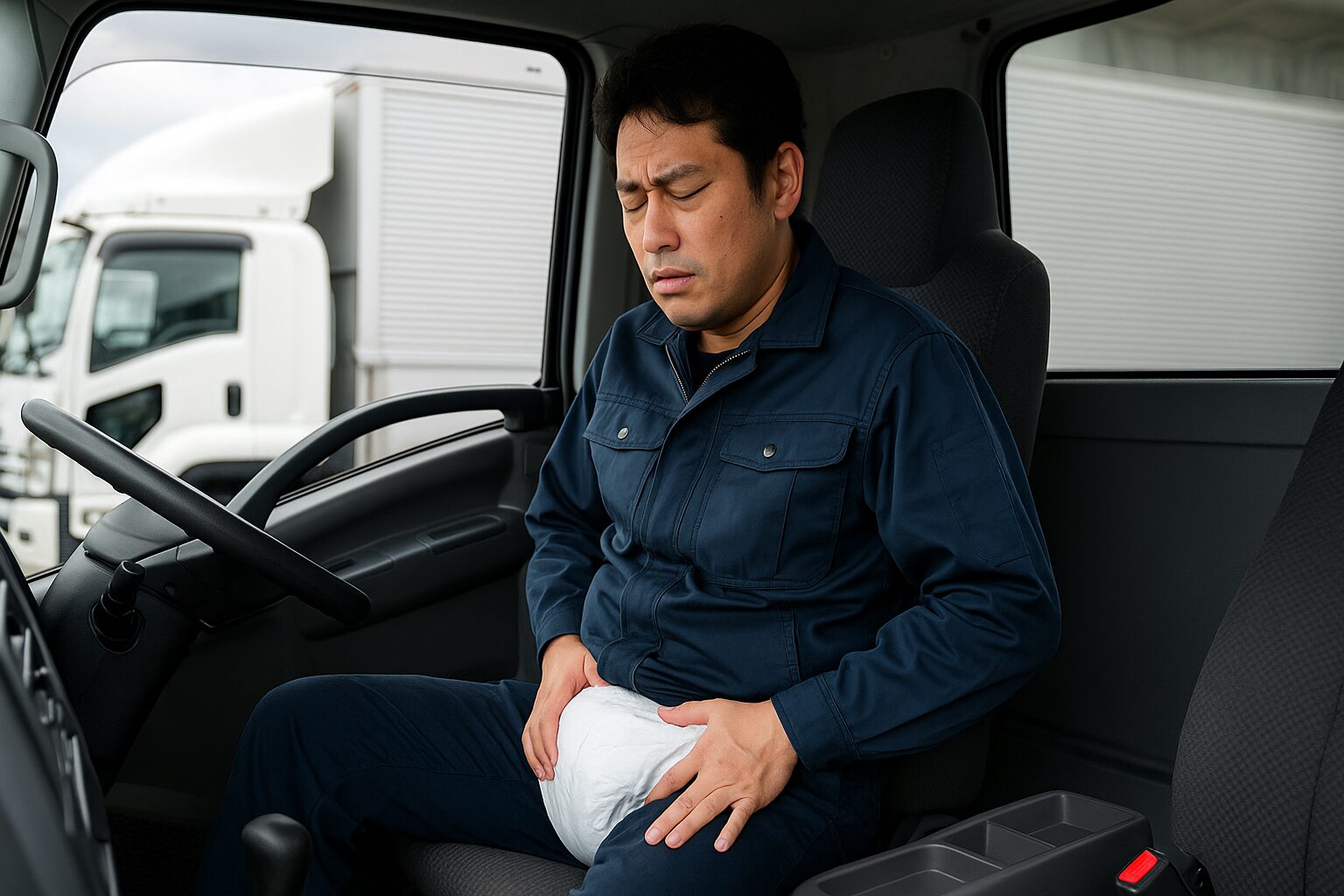 トラックドライバーがおむつを考えるトイレ事情