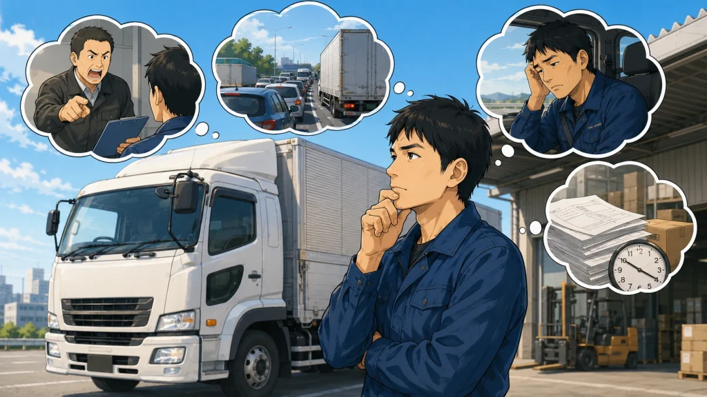 トラックドライバーのわがままの背景